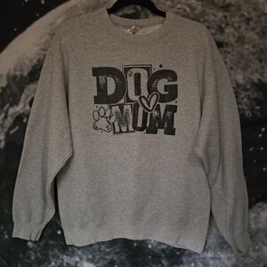 Gray Dog Mom Sweatshirt